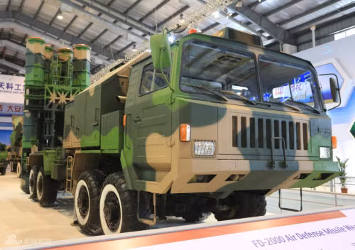 Tên lửa phòng không FD-2000, phiên bản xuất khẩu của tên lửa HQ-9 Trung Quốc Tên lửa phòng không FD-2000, phiên bản xuất khẩu của tên lửa HQ-9 Trung Quốc