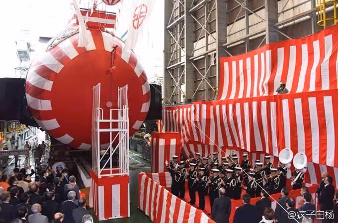 Nhật Bản hạ thủy tàu ngầm Sekiryu lớp Soryu ngày 2/11/2015. Nguồn ảnh: Thời báo Hoàn Cầu, Trung Quốc