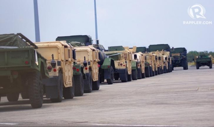 Xe quân sự Mỹ tham gia cuộc tập trận Balikatan 2016 giữa Mỹ-Philippines Xe quân sự Mỹ tham gia cuộc tập trận Balikatan 2016 giữa Mỹ-Philippines