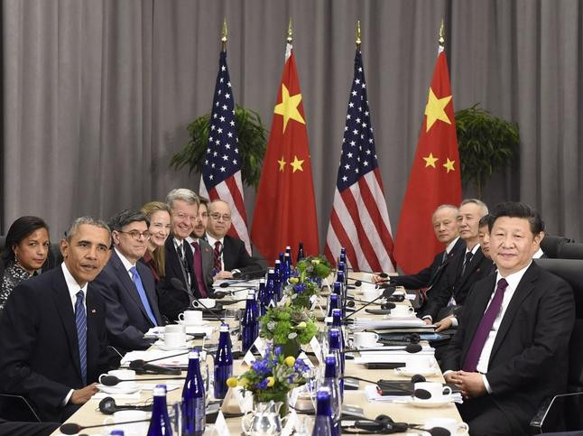 Chủ tịch Trung Quốc Tập Cận Bình và Tổng thống Mỹ Barack Obama hội đàm ngày 31/3/2016 Chủ tịch Trung Quốc Tập Cận Bình và Tổng thống Mỹ Barack Obama hội đàm ngày 31/3/2016
