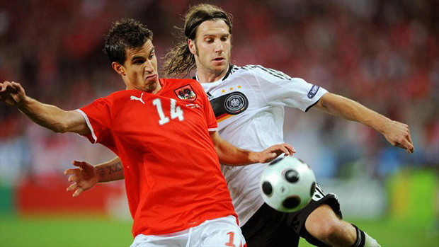 Đức chiếm vị trí thứ hai bảng B sau Croatia với chiến thắng 1-0 trước Áo Đức chiếm vị trí thứ hai bảng B sau Croatia với chiến thắng 1-0 trước Áo