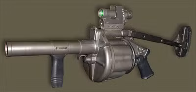 Súng phóng lựu kiểu MGL Mk-1.Ảnh tư liệu.