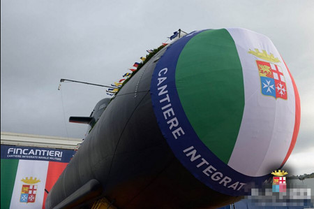 Tàu ngầm Pietro Venuti Type U212A của Hải quân Italia (nguồn 81.net) Tàu ngầm Pietro Venuti Type U212A của Hải quân Italia (nguồn 81.net)