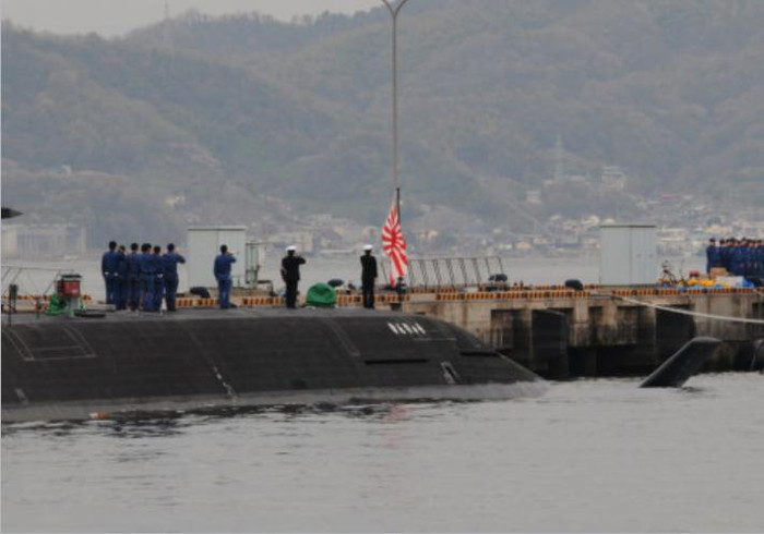 Tàu ngầm thông thường AIP lớp Soryu của Lực lượng Phòng vệ Biển Nhật Bản (ảnh tư liệu)