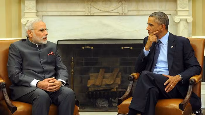 Thủ tướng Ấn Độ Narendra Modi và Tổng thống Mỹ Barack Obama