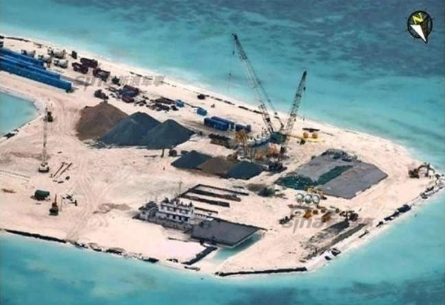 Đá Tư Nghĩa, quần đảo Trường Sa của Việt Nam (nguồn mạng sina TQ)