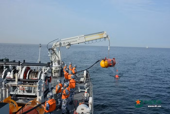 Tàu quét mìn Thanh Châu, Hạm đội Bắc Hải tập trận quét mìn