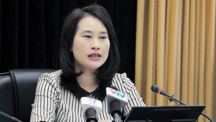 Bà Lê Mỹ Hà, Giám đốc Trung tâm kiểm định (Cục Khảo thí và Kiểm định chất lượng giáo dục - Bộ GD&ĐT).Ảnh Xuân Trung