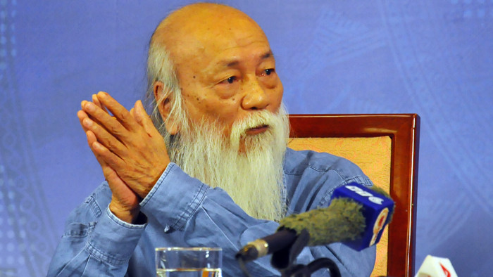 PGS. Văn Như Cương tại buổi Tọa đàm. Ảnh Xuân Trung PGS. Văn Như Cương tại buổi Tọa đàm. Ảnh Xuân Trung