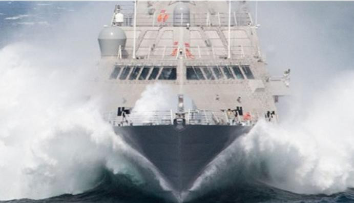 Tàu tuần duyên Milwaukee LCS-5 Hải quân Mỹ chạy thử trên biển Tàu tuần duyên Milwaukee LCS-5 Hải quân Mỹ chạy thử trên biển