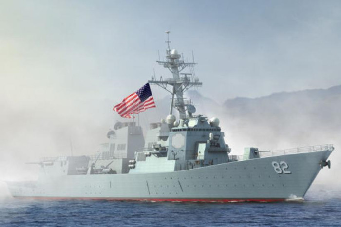 Tàu khu trục USS Lassen DDG-82 Hải quân Mỹ vừa tiến hành tuần tra vùng biển 12 hải lý của đảo nhân tạo trên Biển Đông Tàu khu trục USS Lassen DDG-82 Hải quân Mỹ vừa tiến hành tuần tra vùng biển 12 hải lý của đảo nhân tạo trên Biển Đông