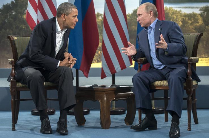 Tổng thống Mỹ Barack Obama và Tổng thống Nga Vladimir Putin gặp gỡ bên lề các hội nghị của Liên hợp quốc gần đây Tổng thống Mỹ Barack Obama và Tổng thống Nga Vladimir Putin gặp gỡ bên lề các hội nghị của Liên hợp quốc gần đây
