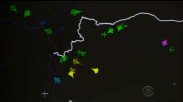 Máy bay chiến đấu của Nga và Mỹ nhiều lần tiếp xúc cự ly gần ở bầu trời Syria (nguồn mạng sina Trung Quốc)