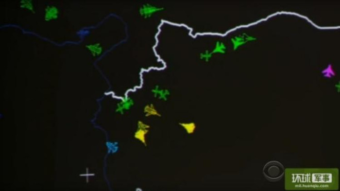 Máy bay chiến đấu của Nga và Mỹ nhiều lần tiếp xúc cự ly gần ở bầu trời Syria (nguồn mạng sina Trung Quốc)