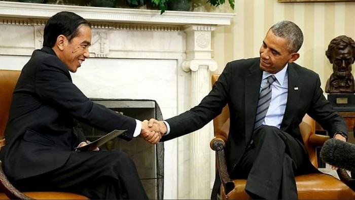Tổng thống Indonesia Widodo và Tổng thống Mỹ Barack Obama Tổng thống Indonesia Widodo và Tổng thống Mỹ Barack Obama
