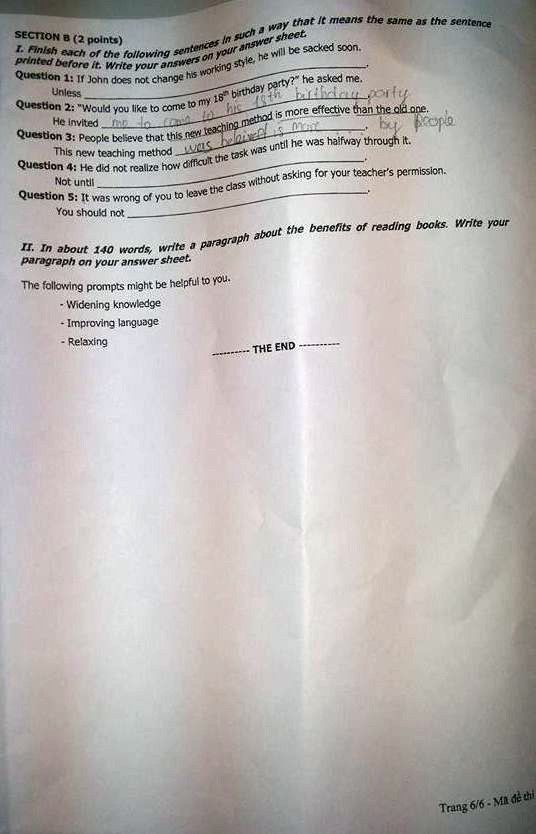 Gợi ý lời giải môn Ngoại ngữ Kỳ thi THPT quốc gia ảnh 4