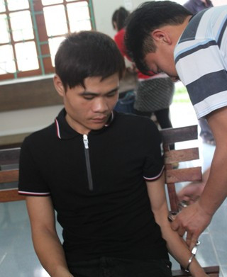 Đối tượng Đặng Thế Hưng lúc bị bắt giữ Đối tượng Đặng Thế Hưng lúc bị bắt giữ