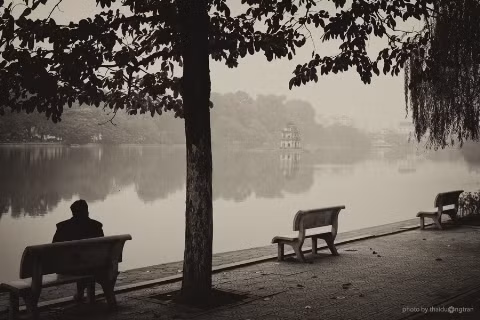 Chút hoài niệm bên hồ Gươm.