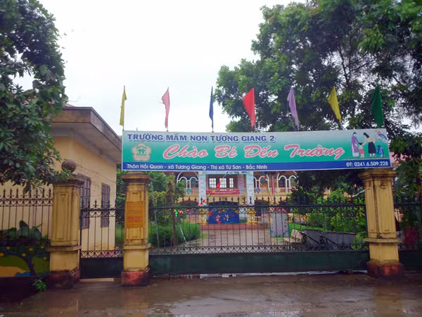 Trường Mầm non Tương Giang 2. Ảnh Xuân Trung