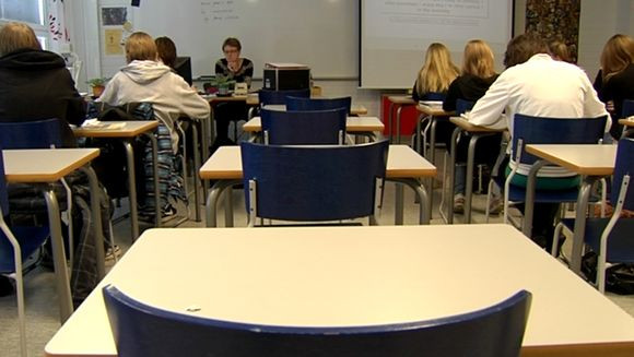 Lớp học tại Phần Lan (Ảnh: Võ Xuân Quế)