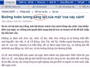 Lỗi chính tả trên báo điện tử (Ảnh: Nguồn Internet)