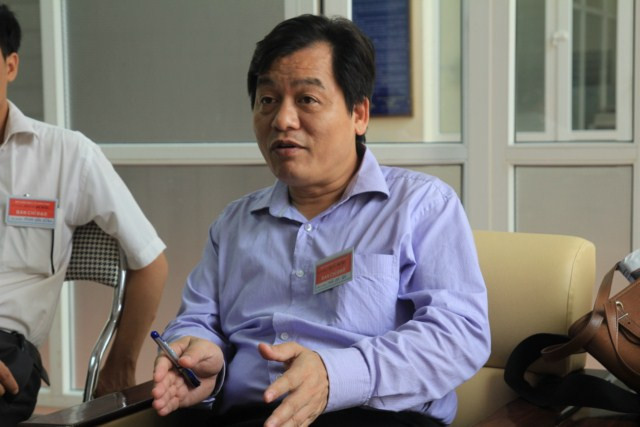 Ông Trần Đá Quý - Hiệu trưởng Trường ĐH Công Nghiệp Hà Nội cho rằng, quy định hướng dẫn tuyển sinh của bộ có phần hơi gấp. Ảnh Xuân Trung Ông Trần Đá Quý - Hiệu trưởng Trường ĐH Công Nghiệp Hà Nội cho rằng, quy định hướng dẫn tuyển sinh của bộ có phần hơi gấp. Ảnh Xuân Trung