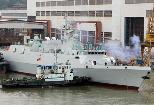 Trung Quốc chế tàu hộ vệ hạng nhẹ Type 056 dùng cho tác chiến biển gần. Trung Quốc chế tàu hộ vệ hạng nhẹ Type 056 dùng cho tác chiến biển gần.