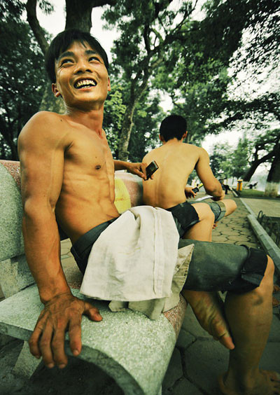 Sau những giờ lao động