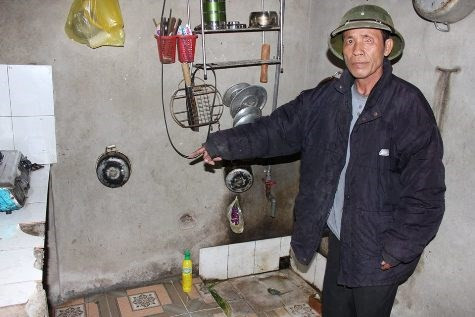 Hiện trường nơi chị Nguyên bị anh Tiến đổ xăng lên người đốt