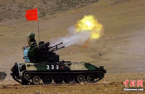 Quân đội Trung Quốc tập trận