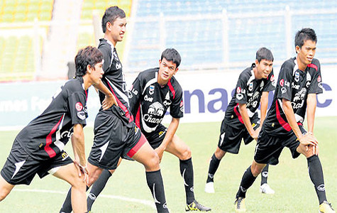 U.23 Thái Lan quyết tâm trả món nợ tại SEA Games 25. U.23 Thái Lan quyết tâm trả món nợ tại SEA Games 25.