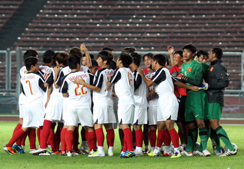 ĐT U.23 Việt Nam sẽ ra sân với tinh thần quyết tâm cao nhất. Ảnh: Vnexpress ĐT U.23 Việt Nam sẽ ra sân với tinh thần quyết tâm cao nhất. Ảnh: Vnexpress