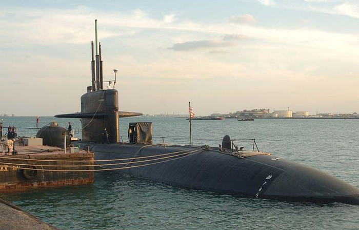 Tàu ngầm hạt nhân tấn công USS Norfolk SSN 714 lớp Los Angeles Hải quân Mỹ Tàu ngầm hạt nhân tấn công USS Norfolk SSN 714 lớp Los Angeles Hải quân Mỹ
