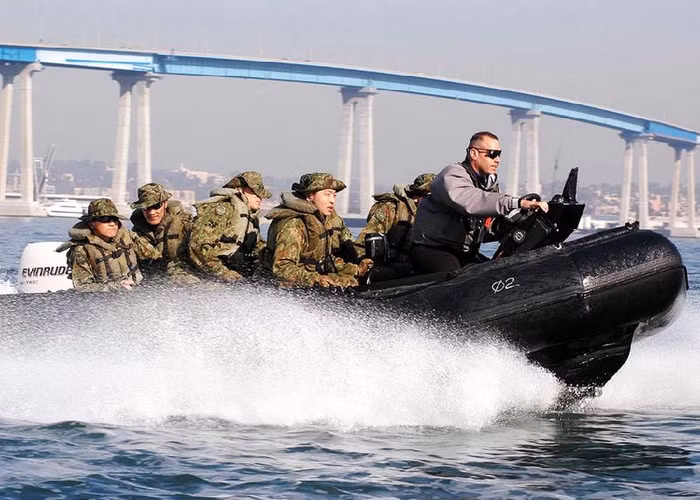 Quân đội Mỹ tiến hành huấn luyện tác chiến đặc biệt cho Lực lượng Phòng vệ Mặt đất Nhật Bản tại Mỹ (nguồn Tân Hoa xã)