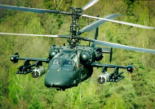 Máy bay trực thăng vũ trang Ka-52 Nga Máy bay trực thăng vũ trang Ka-52 Nga