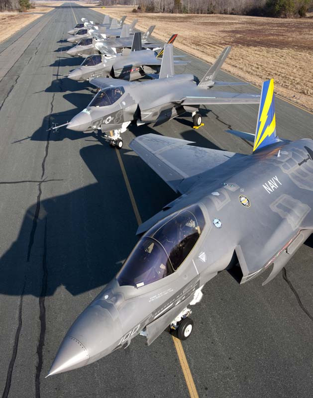 Dàn máy bay F-35B/C mới của Hải quân Mỹ