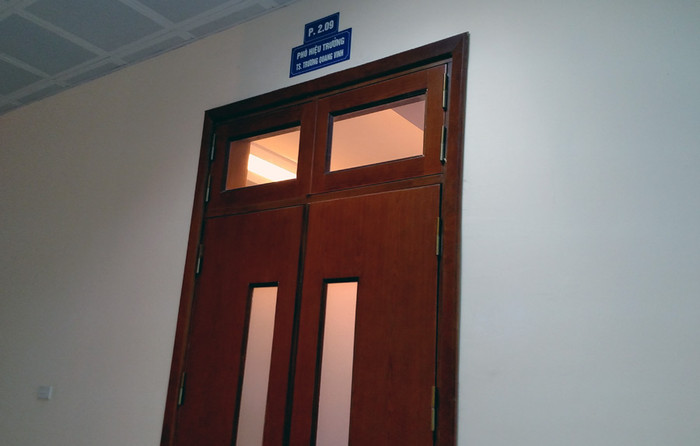 Việc điều hành nhà trường vẫn do các Phó Hiệu trưởng đảm nhiệm. Ảnh Phương Thảo Việc điều hành nhà trường vẫn do các Phó Hiệu trưởng đảm nhiệm. Ảnh Phương Thảo