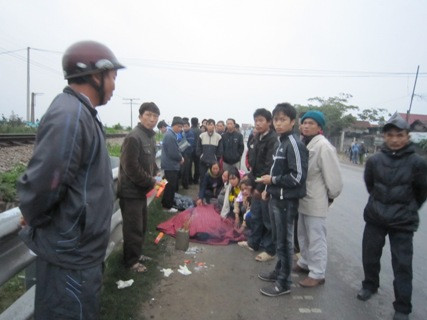Hiện trường vụ tai nạn Hiện trường vụ tai nạn