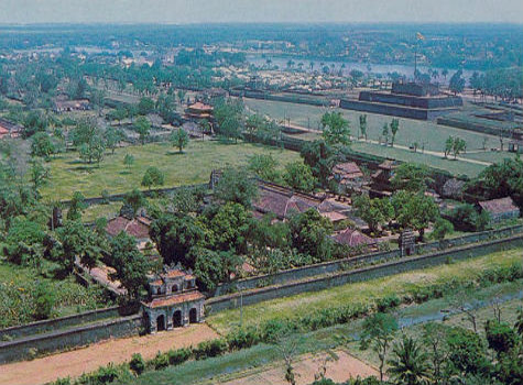 Toàn cảnh kinh thành Huế nhìn từ trên cao (Ảnh tư liệu).