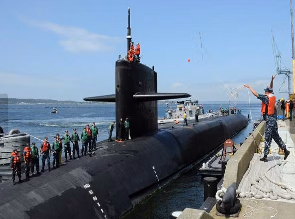 Vừa qua, Mỹ đã điều tàu ngầm Ohio SSGN-726 đến biển Đông