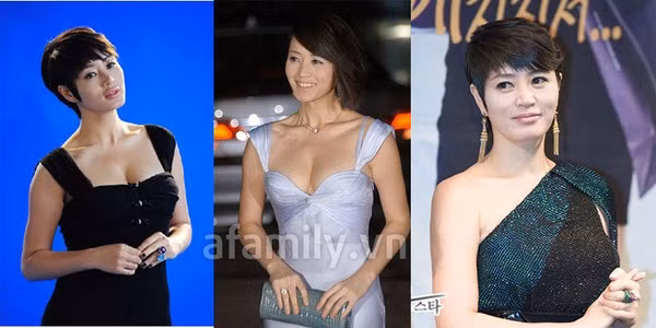 Phong cách này tiếp tục được cô áp dụng cho những năm sau đó. Những kiểu váy quây ngực hay lệch vai "khoe" vòng 1 gợi cảm thường xuyên được người đẹp chọn lựa, kèm theo đó là mái tóc ngắn được tạo kiểu đa dạng, trẻ trung.