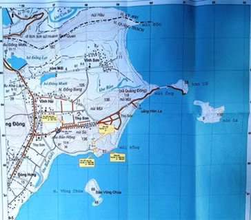 Bản đồ khu vực an táng.