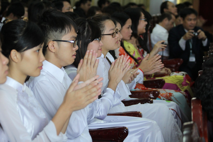 Những tân sinh viên K57 của Trường ĐH KHXH&NV. Ảnh Xuân Trung Những tân sinh viên K57 của Trường ĐH KHXH&NV. Ảnh Xuân Trung