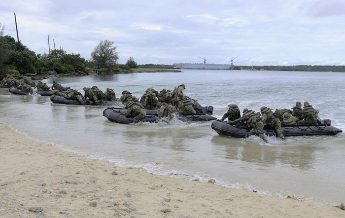 Mỹ-Nhật tiến hành diễn tập quân sự đoạt đảo