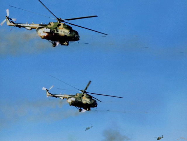 Máy bay trực thăng Mi-17B-7 của lực lượng hàng không Lục quân Trung Quốc