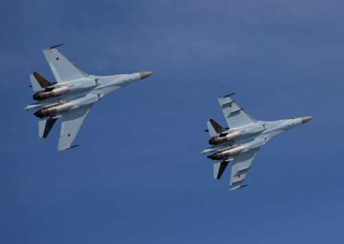 Máy bay chiến đấu Su-35S Nga Máy bay chiến đấu Su-35S Nga