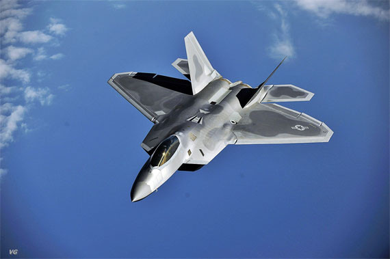 Máy bay chiến đấu tàng hình F-22 Mỹ