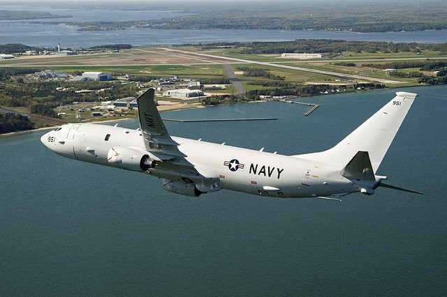 Máy bay tuần tra săn ngầm P-8A Poseidon Hải quân Mỹ (ảnh minh họa) Máy bay tuần tra săn ngầm P-8A Poseidon Hải quân Mỹ (ảnh minh họa)