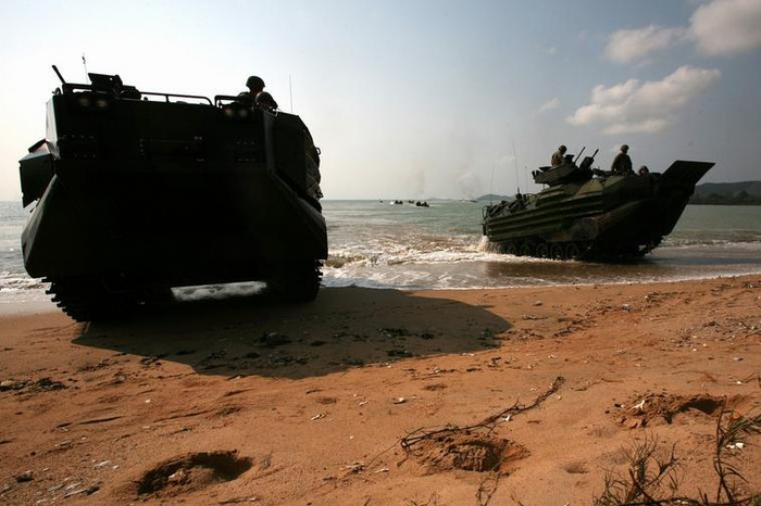 Khoa mục tác chiến đổ bộ trong cuộc diễn tập Cobra Gold 2014 tại Thái Lan Khoa mục tác chiến đổ bộ trong cuộc diễn tập Cobra Gold 2014 tại Thái Lan