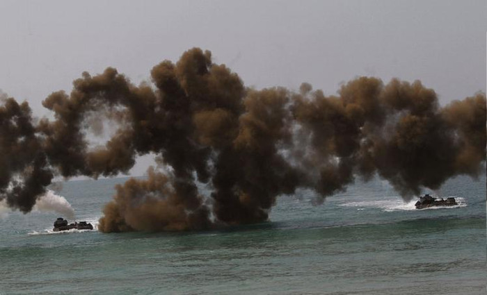 Khoa mục tác chiến đổ bộ trong cuộc diễn tập Cobra Gold 2014 tại Thái Lan Khoa mục tác chiến đổ bộ trong cuộc diễn tập Cobra Gold 2014 tại Thái Lan